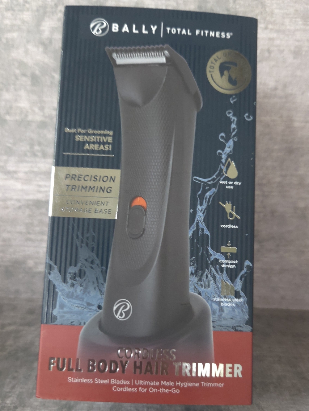 Bally Black and Red Full Body Hair Trimmer